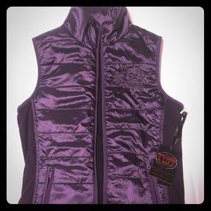 Cowgirl Tuff Purple Shimmer Vest